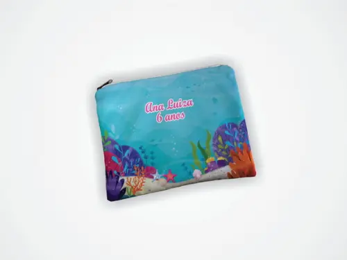 Necessaire 19x13cm Fundo do Mar