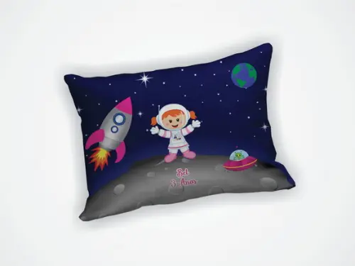 Almofada 18x28cm Personalizada Astronauta