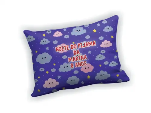 Almofada 18x28cm Personalizada Festa Pijama