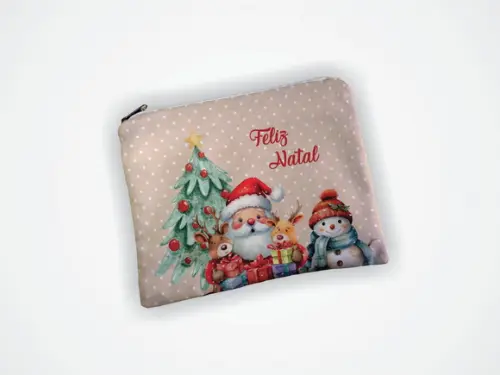 Necessaire 19x13cm Personalizada Natal