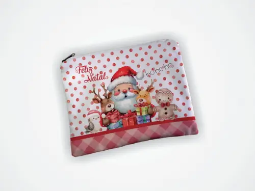 Necessaire 19x13cm Personalizada Natal