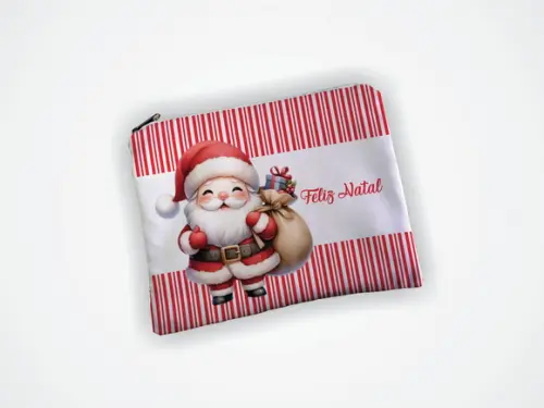 Necessaire 19x13cm Personalizada Natal