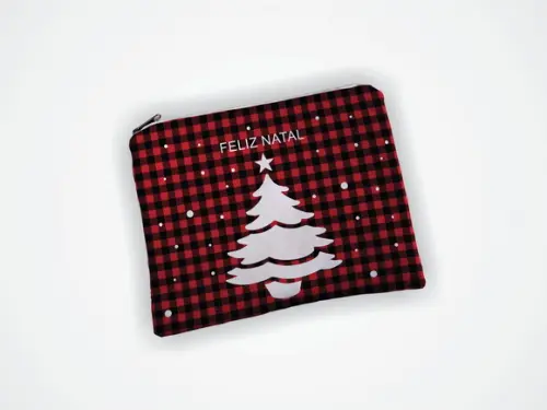 Necessaire 19x13cm Personalizada Natal