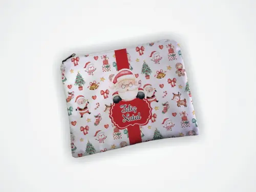 Necessaire 19x13cm Personalizada Natal