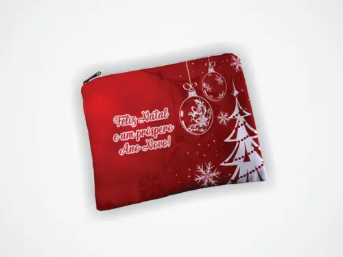 Necessaire 19x13cm Personalizada Natal