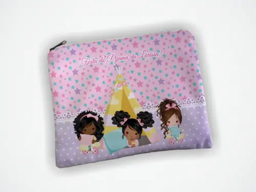 Lembrancinha Necessaire Personalizada 19x13cm Festa Pijama