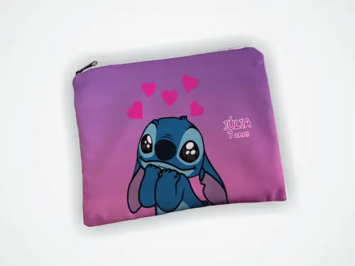 Necessaire 19x13cm Personalizada Stitch