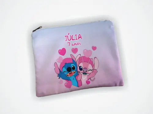 Necessaire 19x13cm Personalizada Stitch