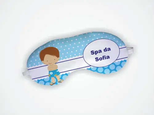 Máscara Dormir Personalizada Spa Pepino