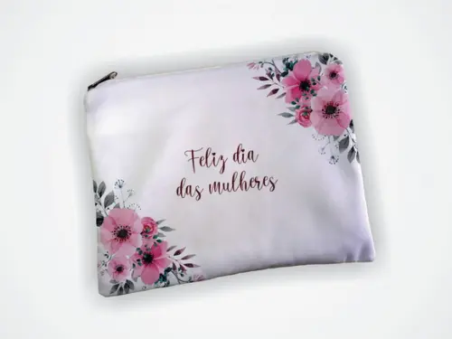 Necessaire Personalizada 19x13cm Dia das Mulheres
