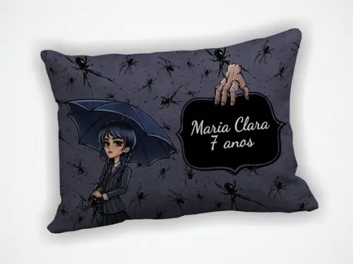 Almofada 18x28cm Personalizada Wandinha