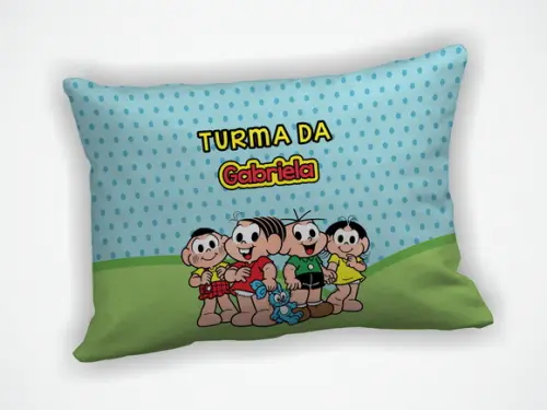 Almofada 18x28cm Personalizada Turma da Monica