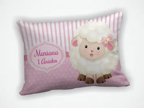 Almofada 18x28cm Personalizada Ovelha