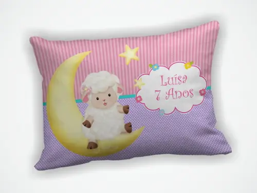 Almofada 18x28cm Personalizada Ovelha