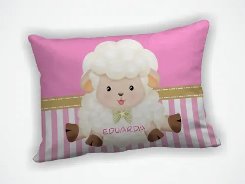 Almofada 18x28cm Personalizada Ovelha