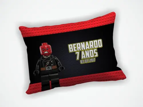 Almofada 18x28cm Personalizada Lego