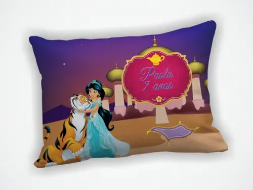 Almofada 18x28cm Personalizada Princesa Jasmine