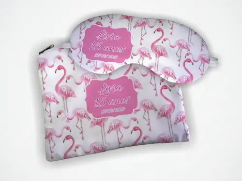 Kit Necessaire + Mascara Flamingo