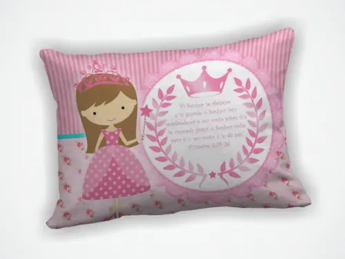 Almofada 18x28cm Personalizada Princesa