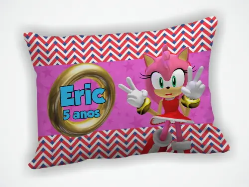 Almofada 18x28cm Personalizada Sonic