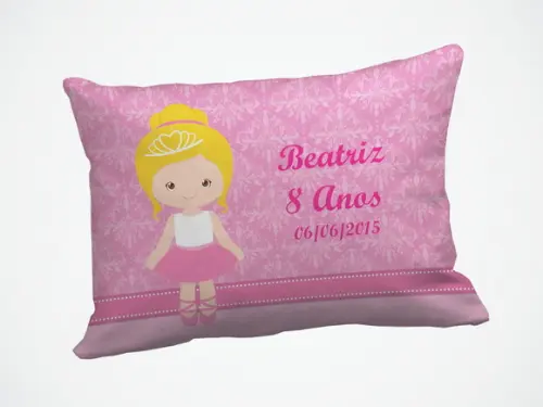 Almofada 18x28cm Personalizada Bailarina