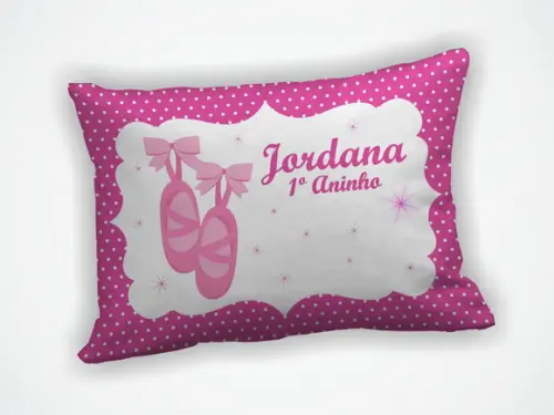 Almofada 18x28cm Personalizada Bailarina