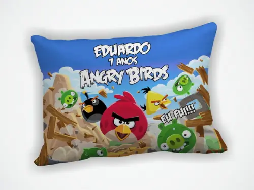 Almofada 18x28cm Personalizada Angry