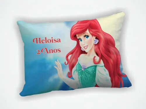 Almofada 18x28cm Personalizada Pequena Sereia