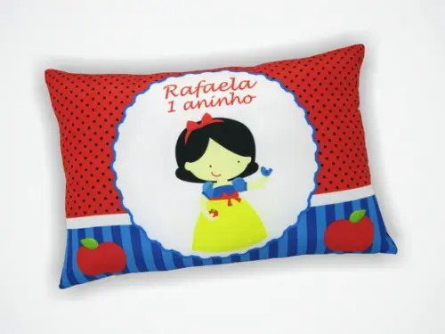 Almofada 18x28cm Personalizada Branca de Neve