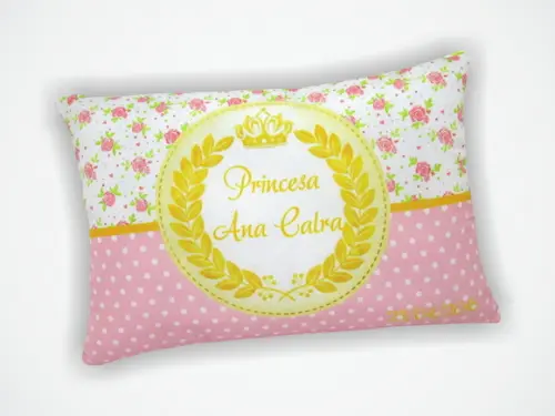 Almofada 18x28cm Personalizada Princesa