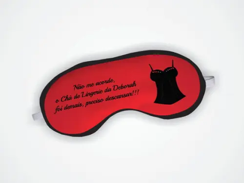 Mascara Dormir Chá de Lingerie