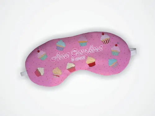 Máscara Dormir Personalizada Cupcake