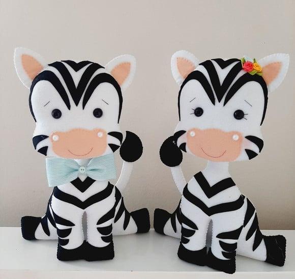 Bichos Safari em feltro