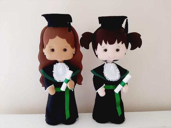 Boneco de Formatura em Feltro