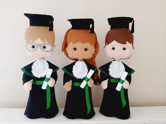 Boneco de Formatura em Feltro