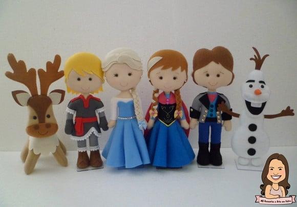Bonecos Frozen Febre Congelante
