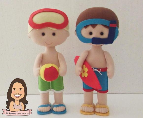 Bonecos Pool Party