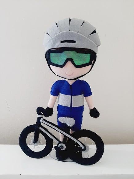 Ciclista de Feltro