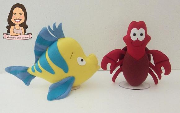 Personagens Ariel (pequena Sereia)
