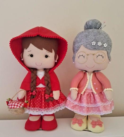 Personagens Chapeuzinho Vermelho