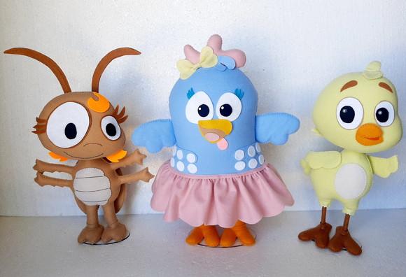 Personagens Galinha Pintadinha