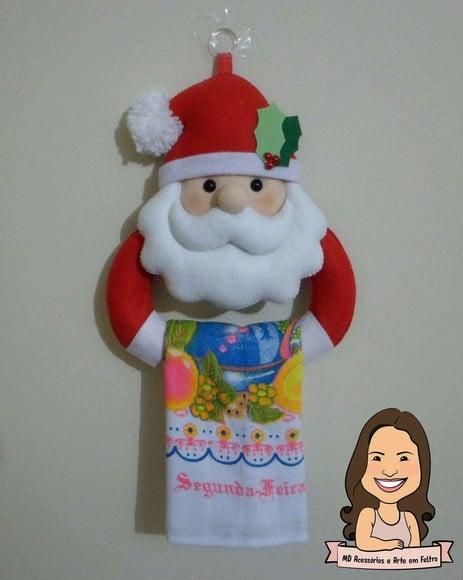 Porta Pano de Prato Natal
