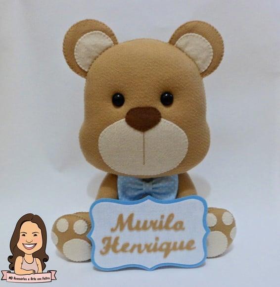 Urso Enfeite de Quarto