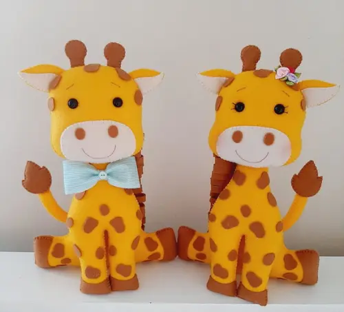 Bichos Safari em feltro