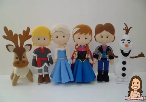 Bonecos Frozen Febre Congelante