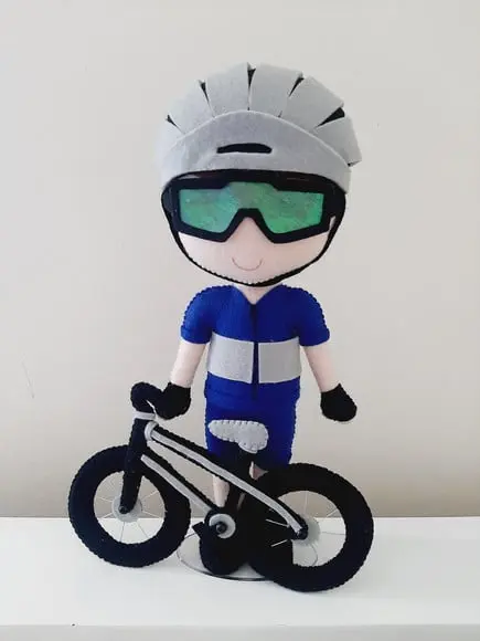 Ciclista de Feltro