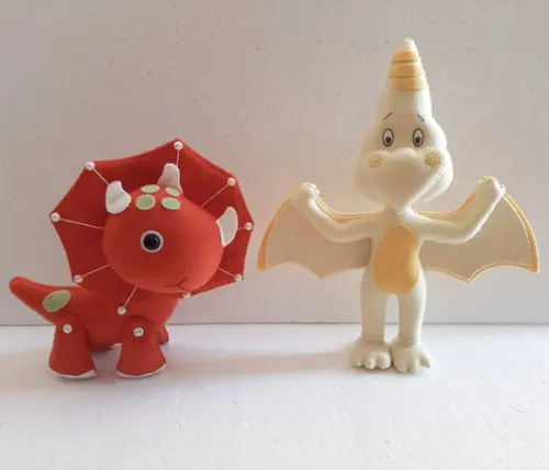 Dinossauros de Feltro