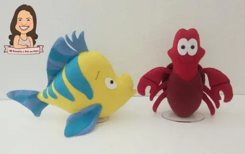 Personagens Ariel (pequena Sereia)