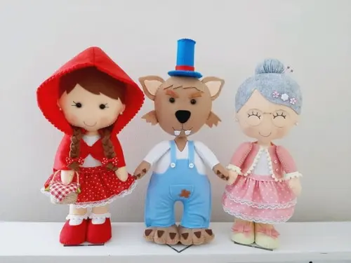 Personagens Chapeuzinho Vermelho