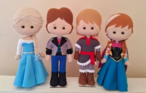 Personagens Frozen Febre Congelante